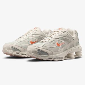 New Nike Shox Ride 2 Shoes - Light Bone/ Orange (HQ5412-072)